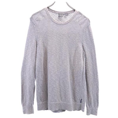 ARMANI EXCHANGE アルマーニエクスチェンジ 長袖 セーター M グレー系 ニット