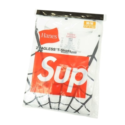 【中古】【未使用】シュプリーム Supreme × Hanes 2026年春夏 Spider-Man Tagless Tees 半袖Tシャツ ホワイト【サイズM】【メンズ】