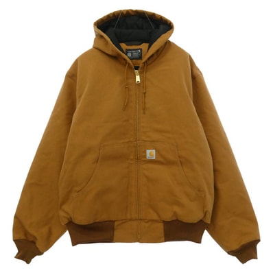 Carhartt カーハート OJ0140-M Loose Fit DUCK INSULATED FLANNEL-LINED ACTIVE JACKET ルーズフィット ダック アクティブジャケット ブラウン系 L【中古】