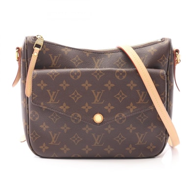 ルイ・ヴィトン LOUIS VUITTON マビヨン ショルダーバッグ バッグ PVCコーティングキャンバス レザー モノグラム レディース ブラウン系 M41679 【中古】