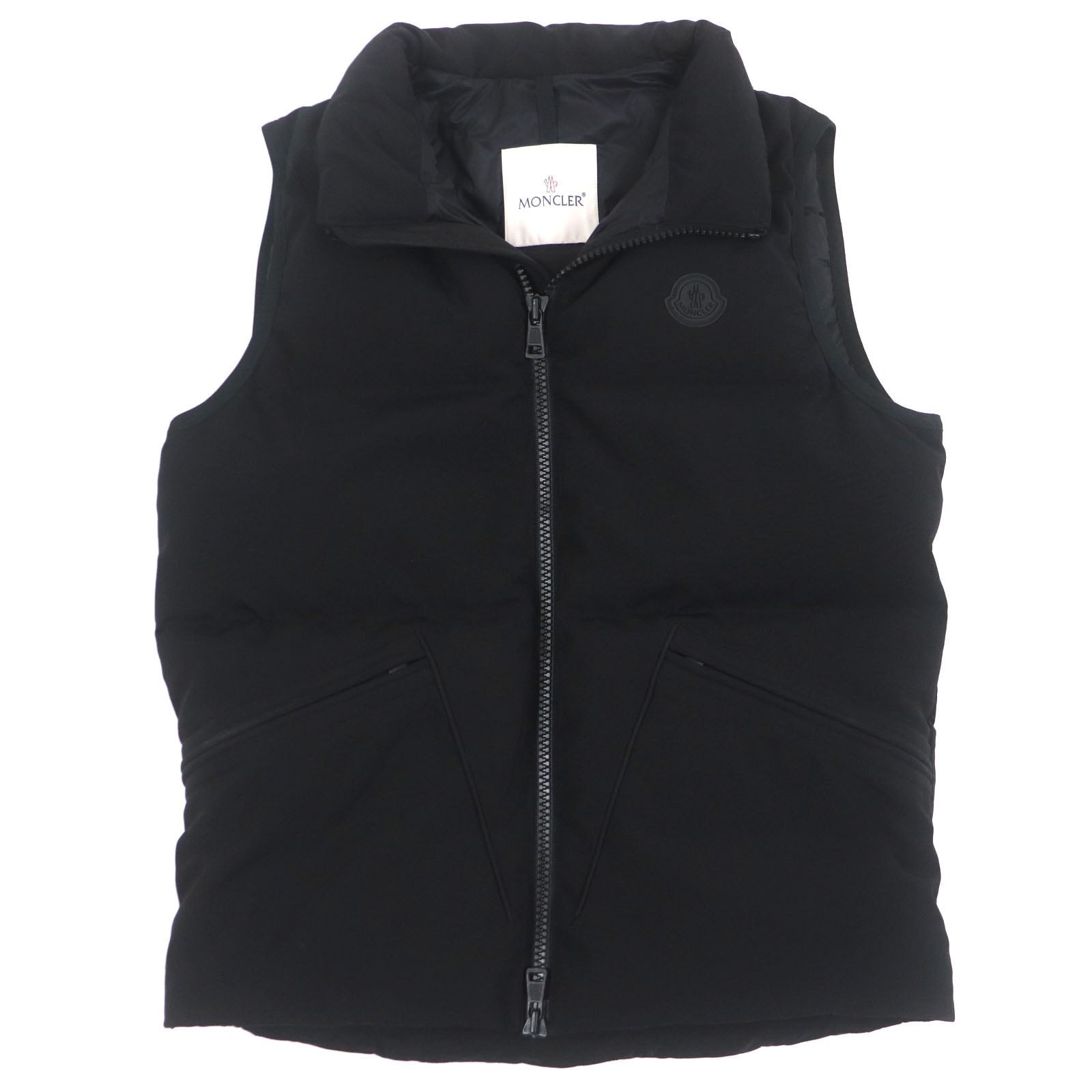 極美品 モンクレール
 ダウンベスト LOGNAN ブラック メンズ 0