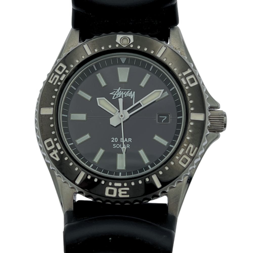 STUSSY ステューシー × SEIKO セイコー ソーラー ダイバーズ ウォッチ 腕時計 56642