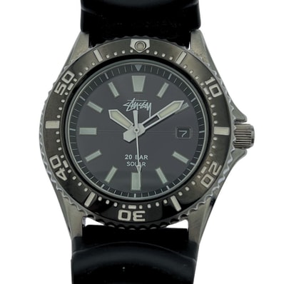 STUSSY ステューシー × SEIKO セイコー ソーラー ダイバーズ ウォッチ 腕時計 56642