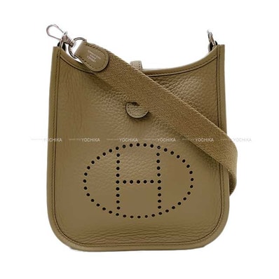 HERMES エルメス ショルダーバッグ エヴリン(エブリン) 16 TPM ベージュマルファ トリヨンクレマンス シルバー金具 K刻印 新品