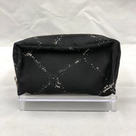CHANEL Old Travel Line Pouch "Black"