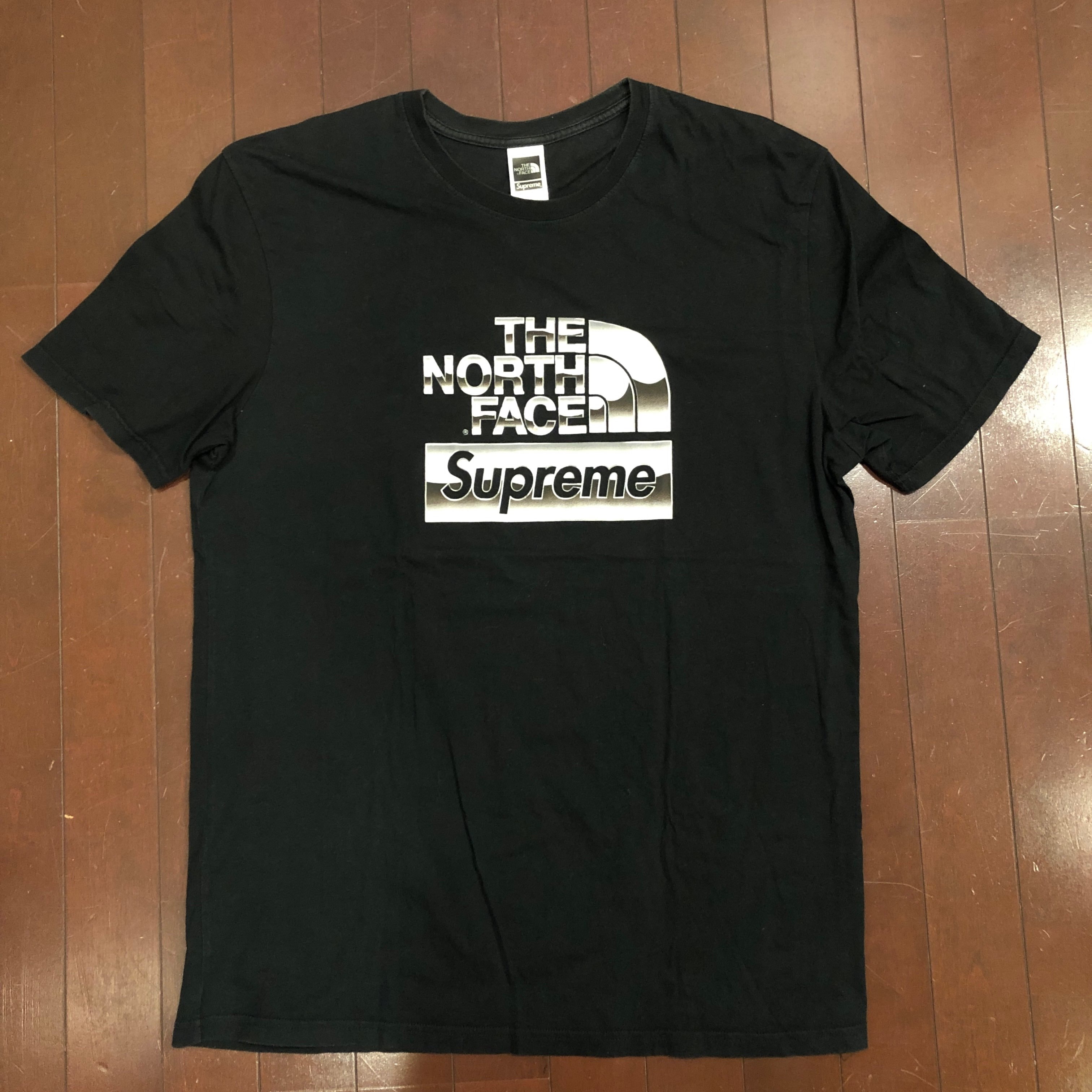 Supreme x The North Face Metallic Logo T-Shirt "Black"