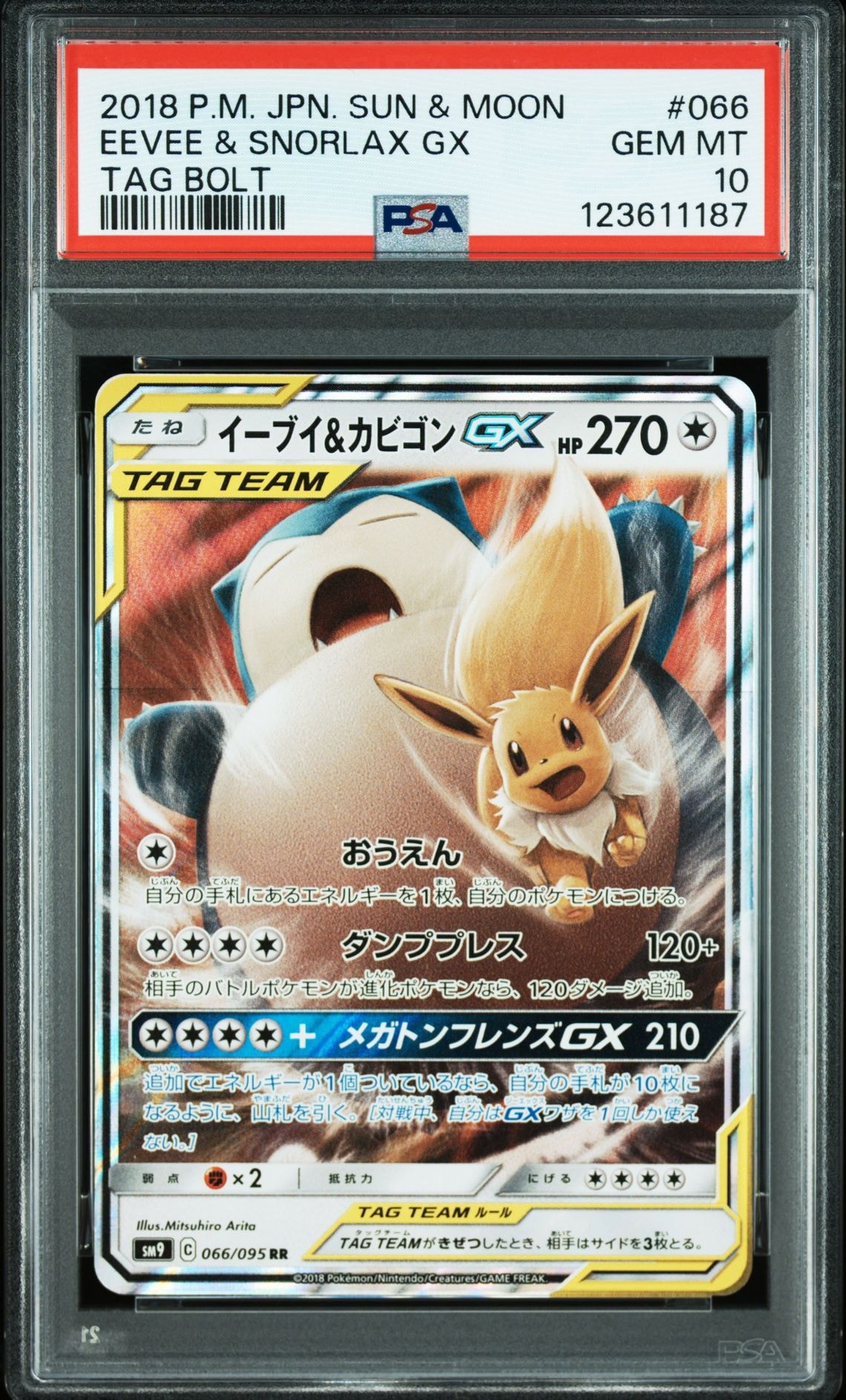 イーブイ&カビゴンGX RR [SM9 066/095](拡張パック「タッグボルト」)