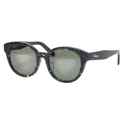サルヴァトーレフェラガモ BLACK HAVANA サングラス SF884SA ブラック プラスチック レディース Salvatore Ferragamo 【中古】