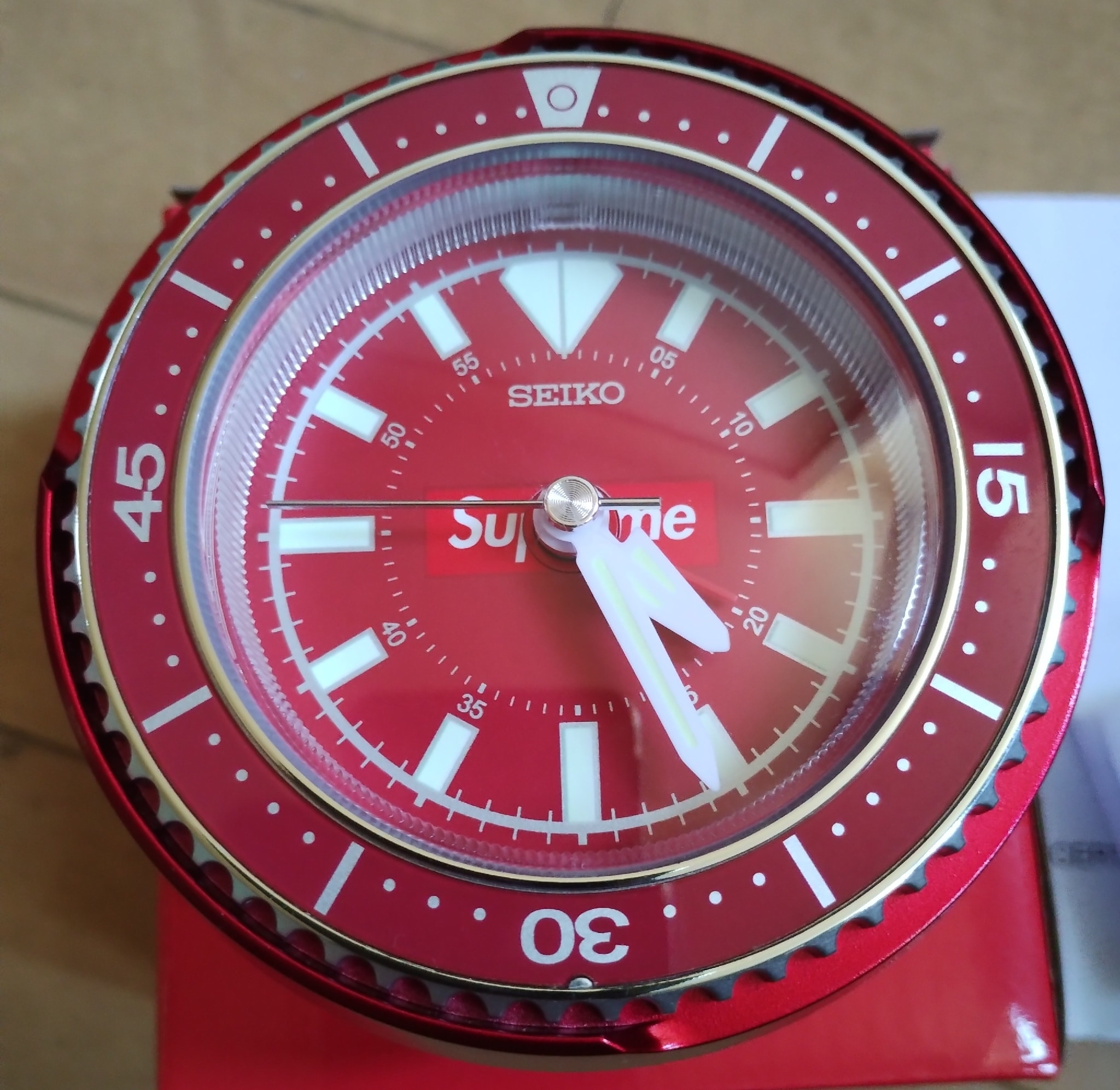 Supreme x Seiko Mai Alarm Clock "Red"