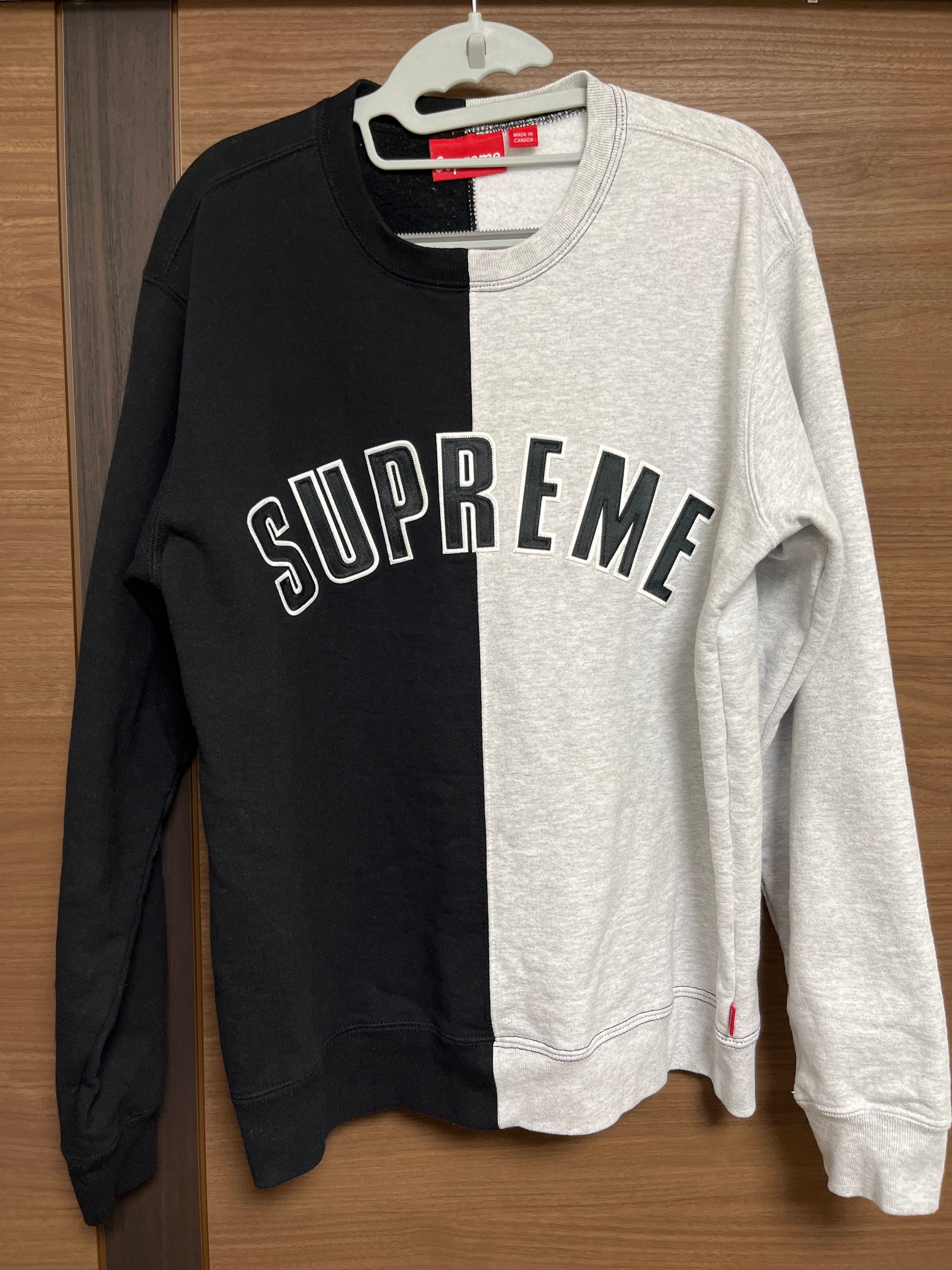 Supreme Split Crewneck Sweatshirt 