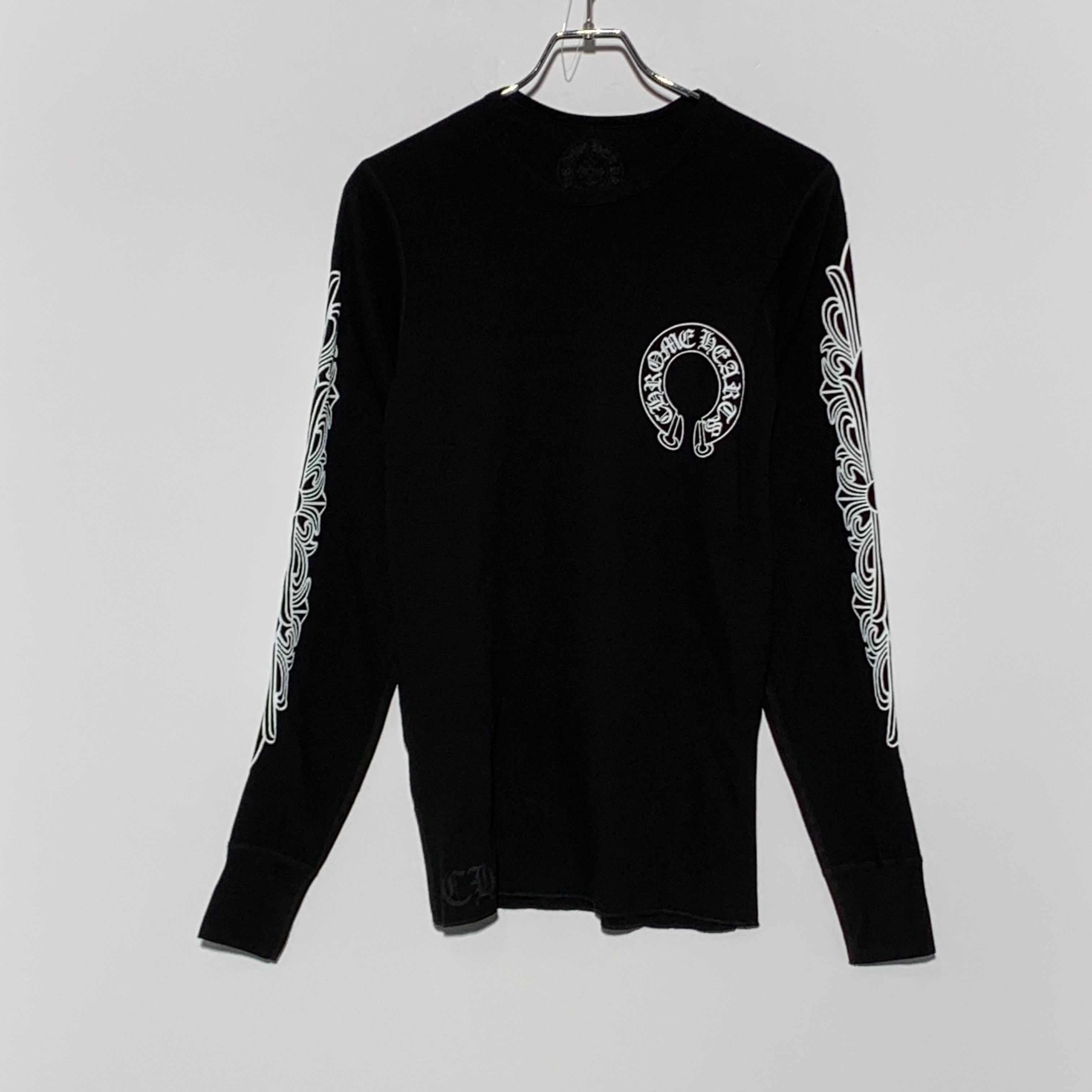 Chrome Hearts Horseshoe Thermal L/S T-Shirt "Black"