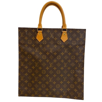 ルイヴィトン LOUIS VUITTON トートバッグ モノグラム サックプラ A4収納可能 ハンドバッグ M51140 ブラウン