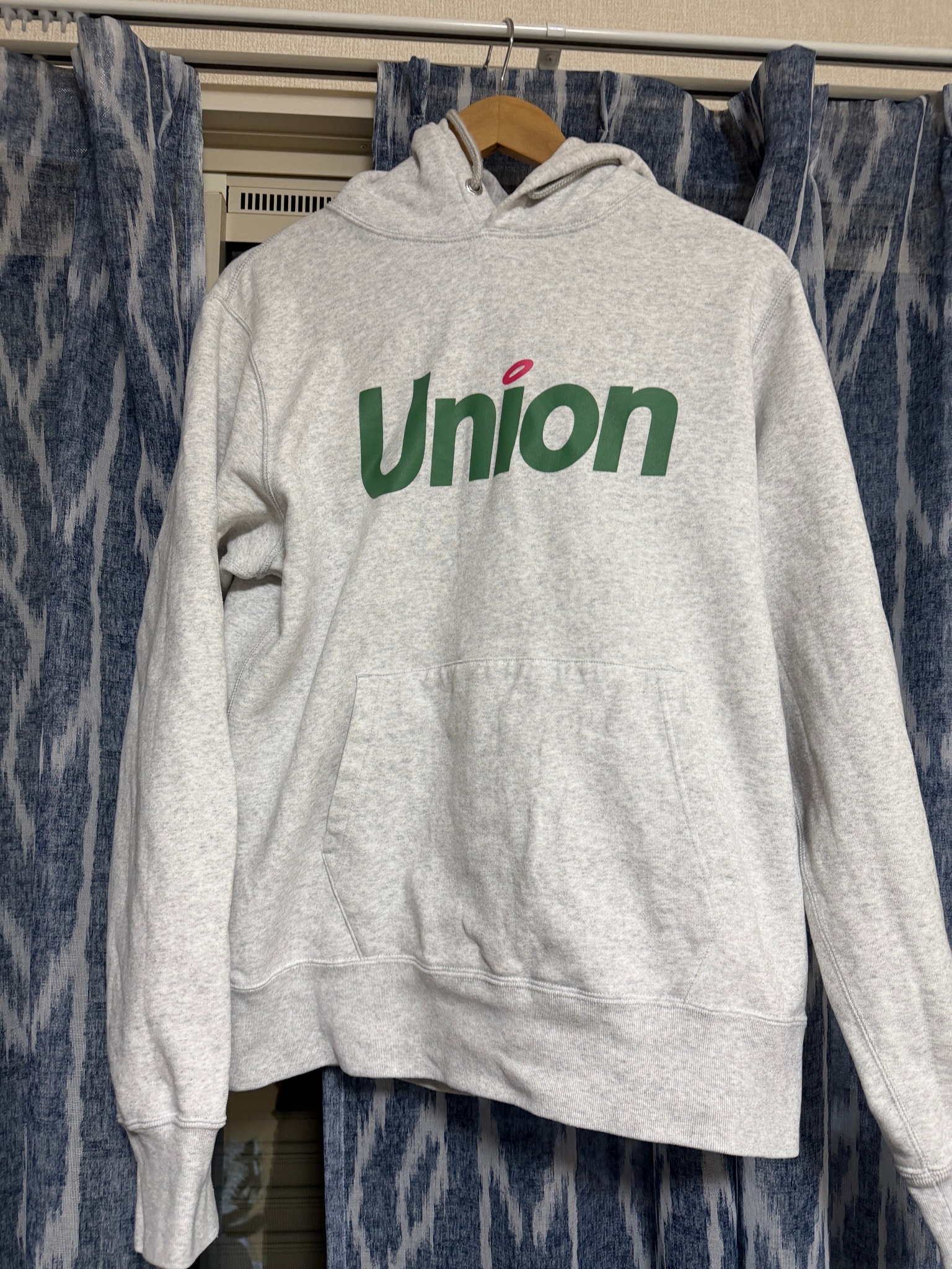 UNION BAPE® PULLOVER HOODIE "Grey"