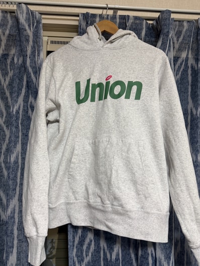UNION BAPE® PULLOVER HOODIE "Grey"