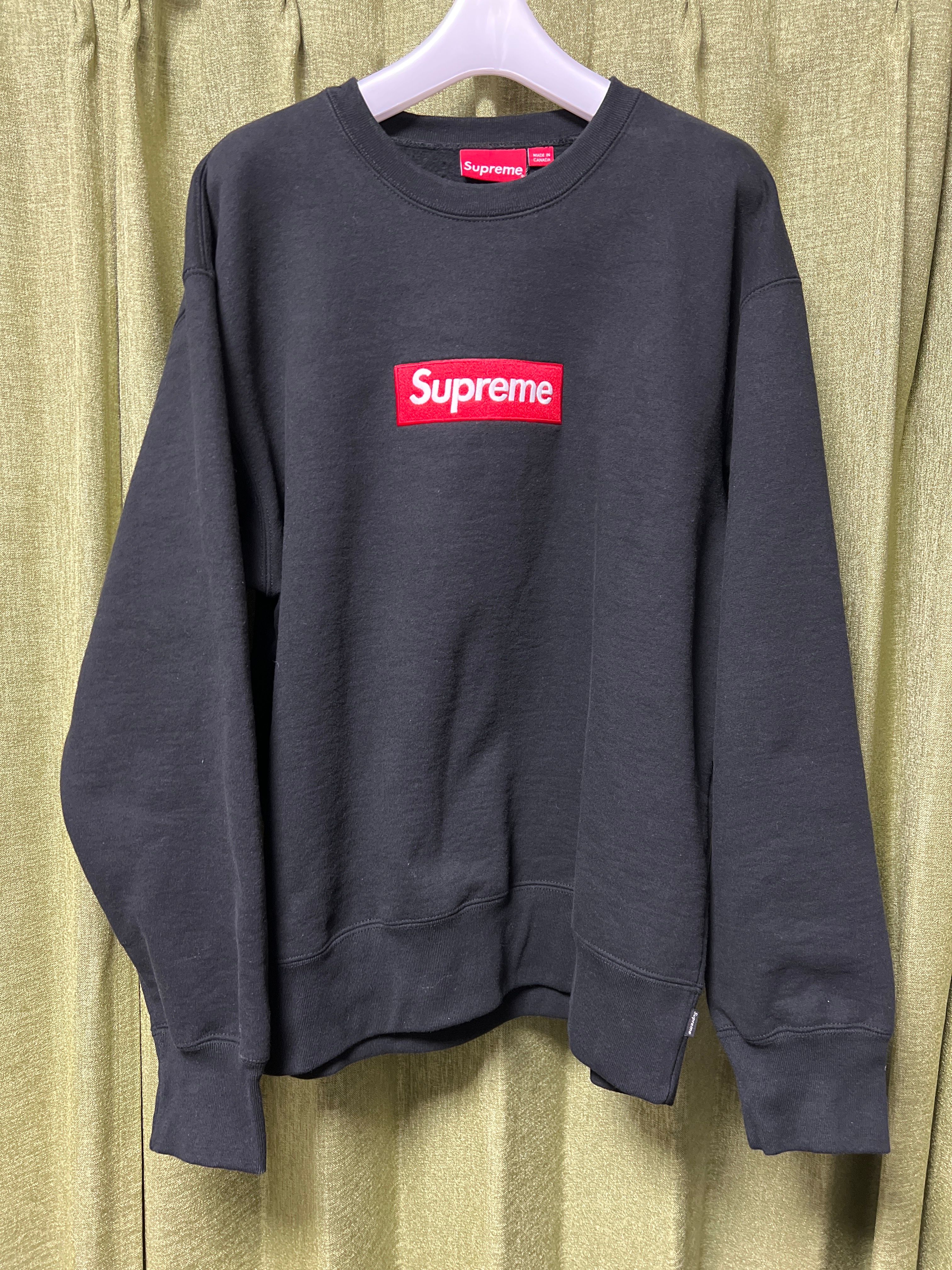 Supreme Box Logo Crewneck "Black" (22FW)
