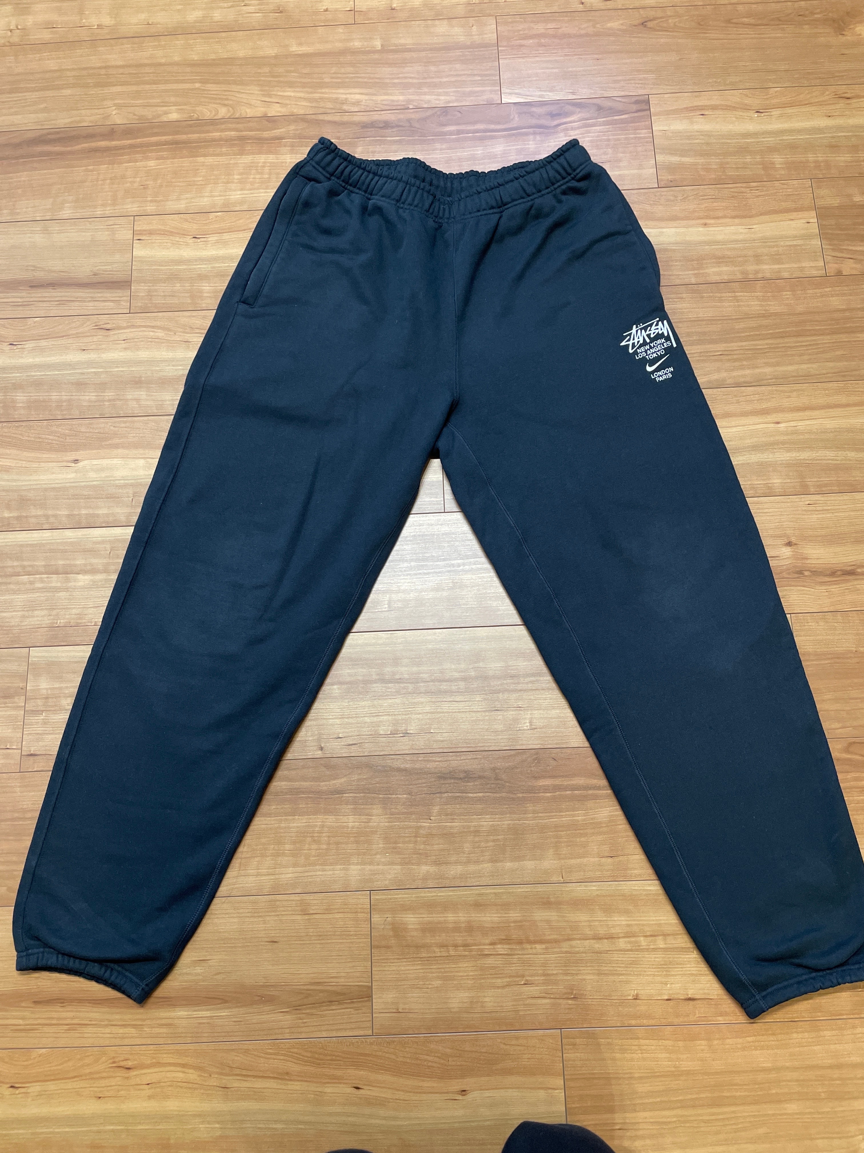 Nike x Stussy International Sweatpants (US Size) "Black" DC4227-010