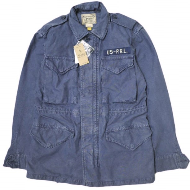 POLO RALPH LAUREN ポロ・ラルフローレン リラックスドフィット サープラスブロークンツイルジャケット 211908502002 XXS NAVY M-65 ミリタリー 定価64,900円 アウター g22842
