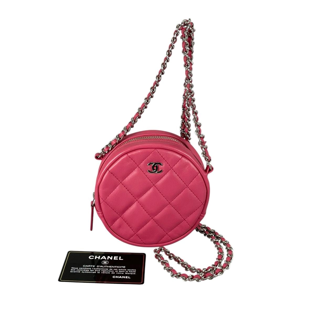 シャネル CHANEL マトラッセ ラウンド ミニ A70657 ココマーク ショルダーバッグ
