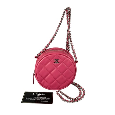 シャネル CHANEL マトラッセ ラウンド ミニ A70657 ココマーク ショルダーバッグ