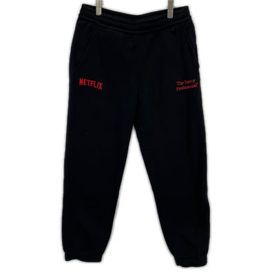 エンノイ 【×NETFLIX】23AW ブラック イージー スウェットパンツ M