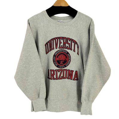 USA製 刺繍タグ REVERSE WEAVE ARIZONE クルーネックスウェット 三段【1136055294664】
