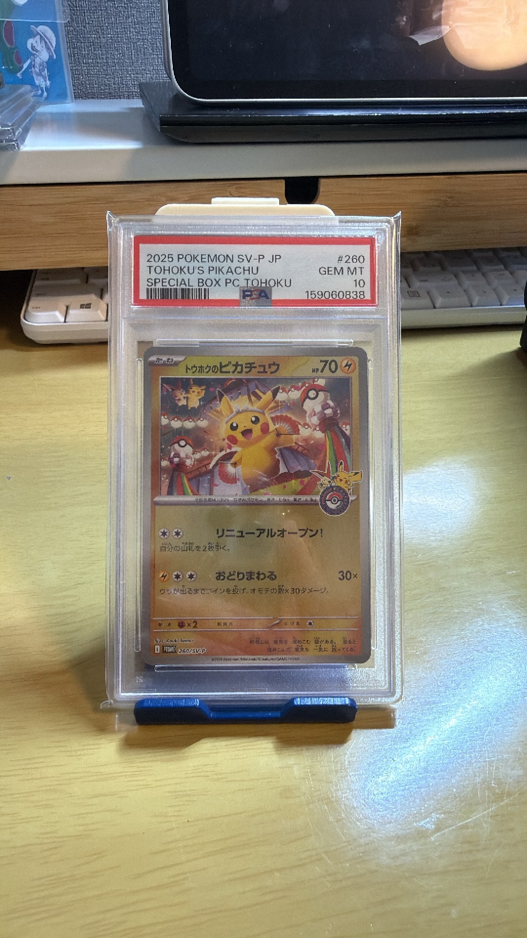 トウホクのピカチュウ P [SV-P 260](スペシャルBOX「ポケモンセンタートウホク」)