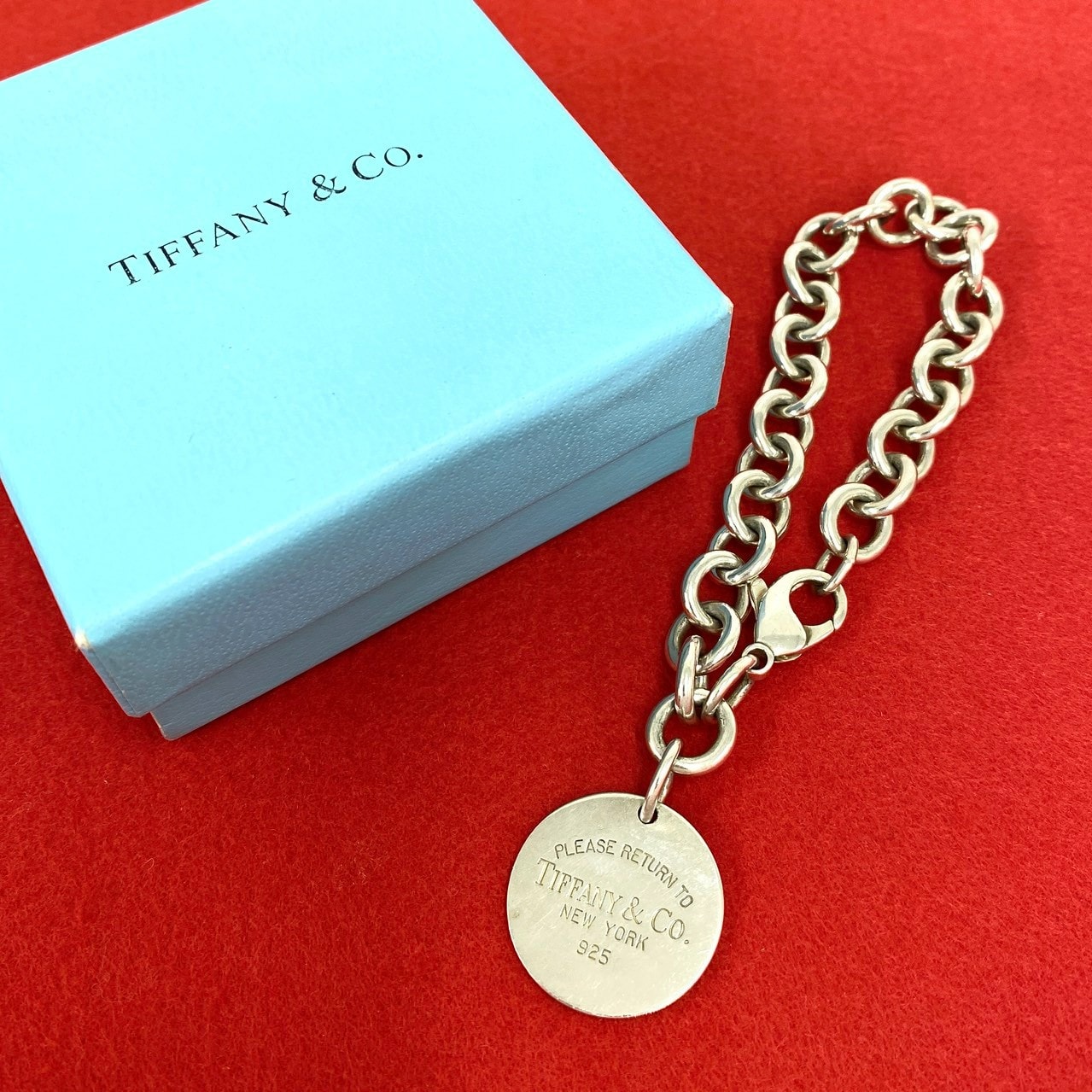 TIFFANY&Co. ティファニー リターントゥ ラウンドタグ ブレスレット シルバー925 ブレスレット シルバー
95633