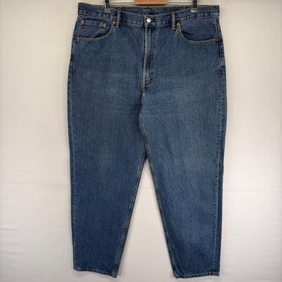 古着 リーバイス Levi's デニム パンツ 560 5ポケット テーパード ジップフライ ジーンズ ジーパン w42 L34 ブルー系 メンズ