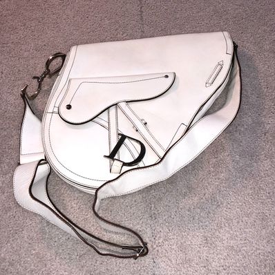 ディオール サドルバッグ ショルダー ホワイト