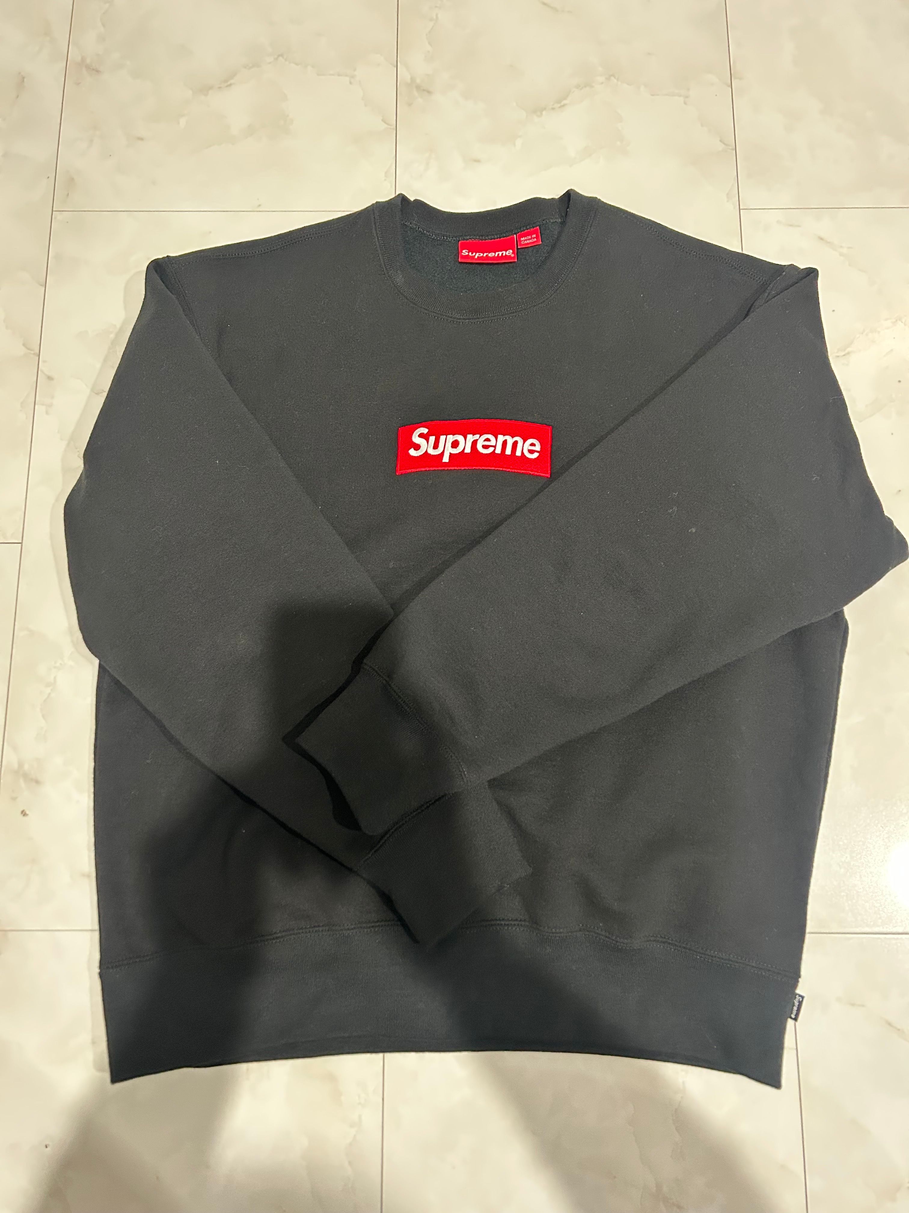 Supreme Box Logo Crewneck "Black" (22FW)