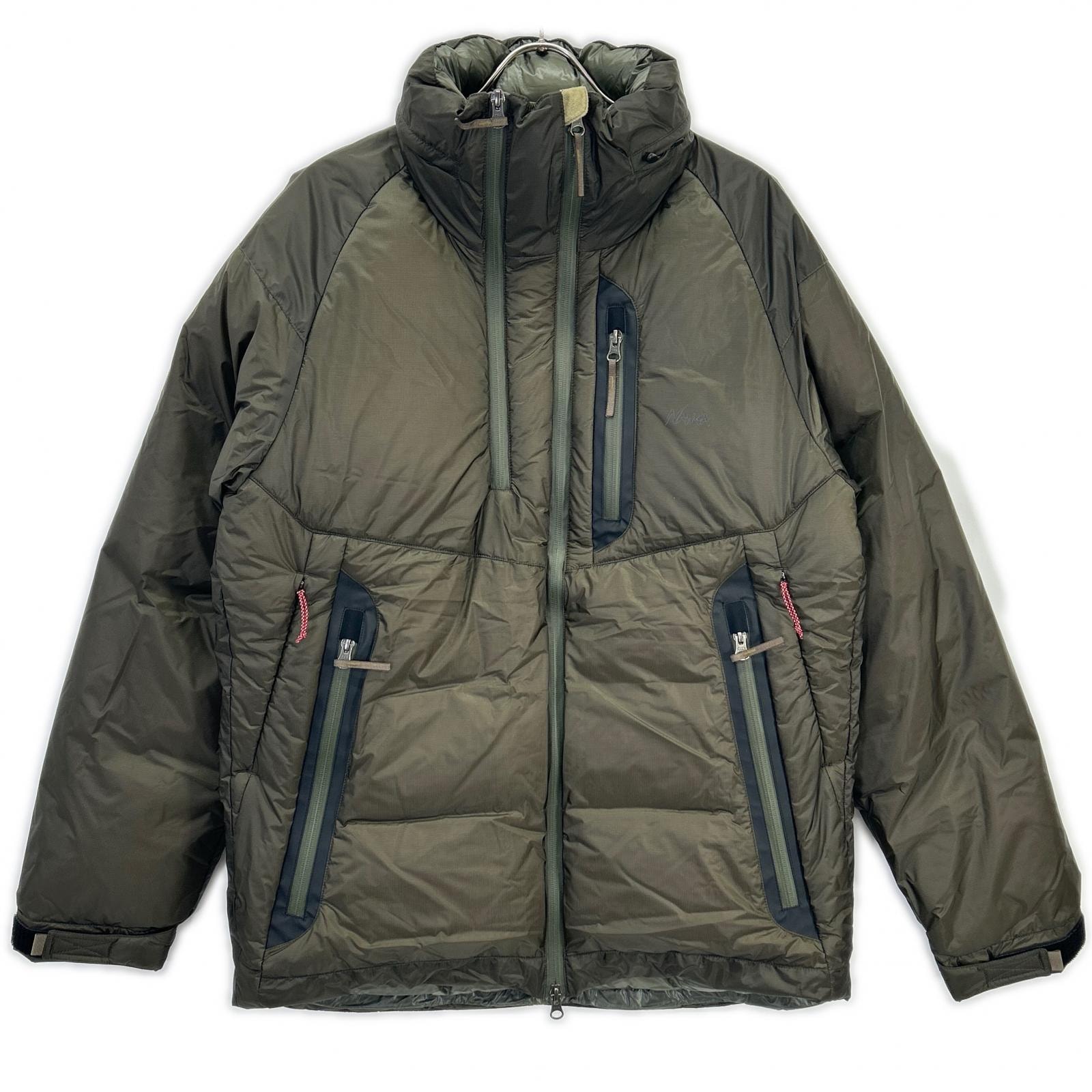 ナンガ カーキ オーロラライトダウンジャケット XL