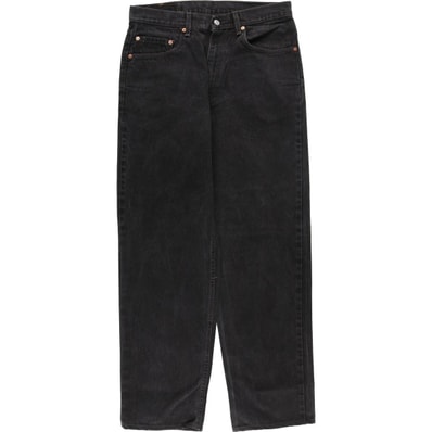 古着 90年代 リーバイス Levi's 550-0260 ブラックデニム テーパードデニムパンツ USA製 メンズw32相当 ヴィンテージ/evb032892