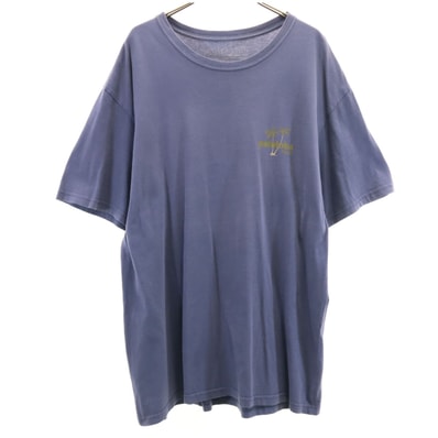 patagonia パタゴニア USA製 半袖 Tシャツ L ネイビー アウトドア