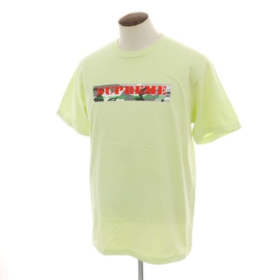【中古】シュプリーム Supreme 2025年春夏 Hardcore Tee コットン クルーネック 半袖Tシャツ ライトグリーン【サイズL】【メンズ】
