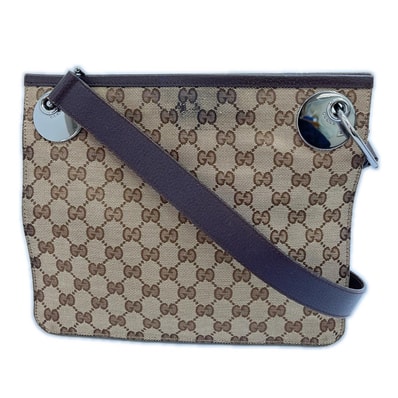 GUCCI グッチ ショルダーバッグ キャンバ 120841 ブラウン