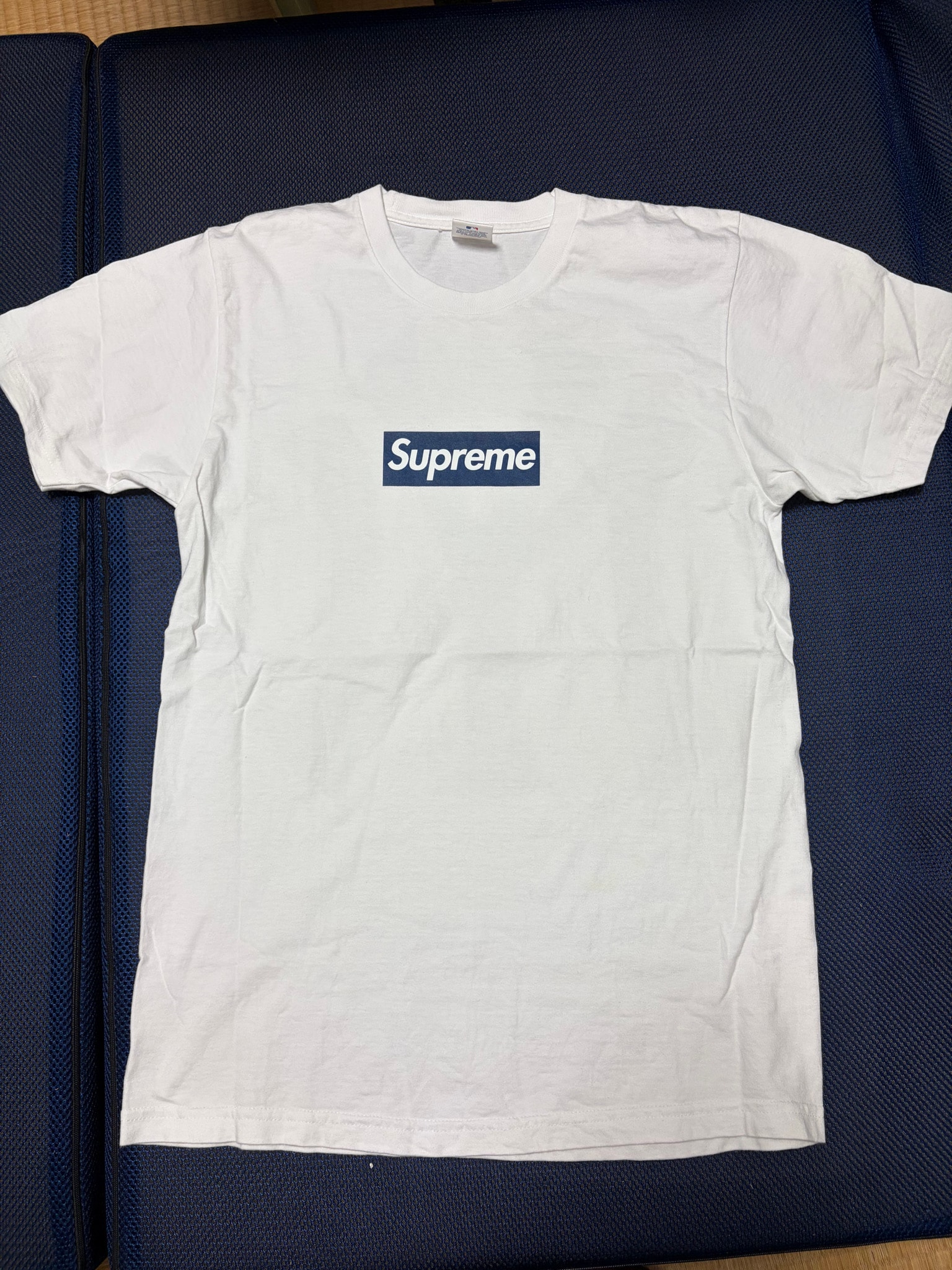 Supreme New York Yankees Box Logo Tee "White"