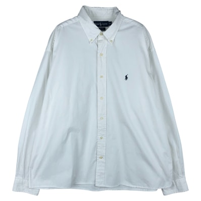 古着 ラルフローレン Ralph Lauren BLAKE 長袖 ボタンダウンシャツ メンズXL相当/eaa610560