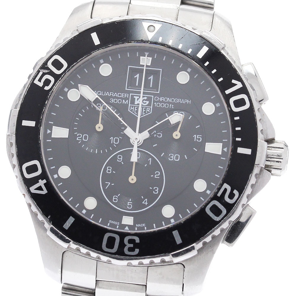 タグホイヤー アクアレーサー CAN1010 メンズ 【中古】