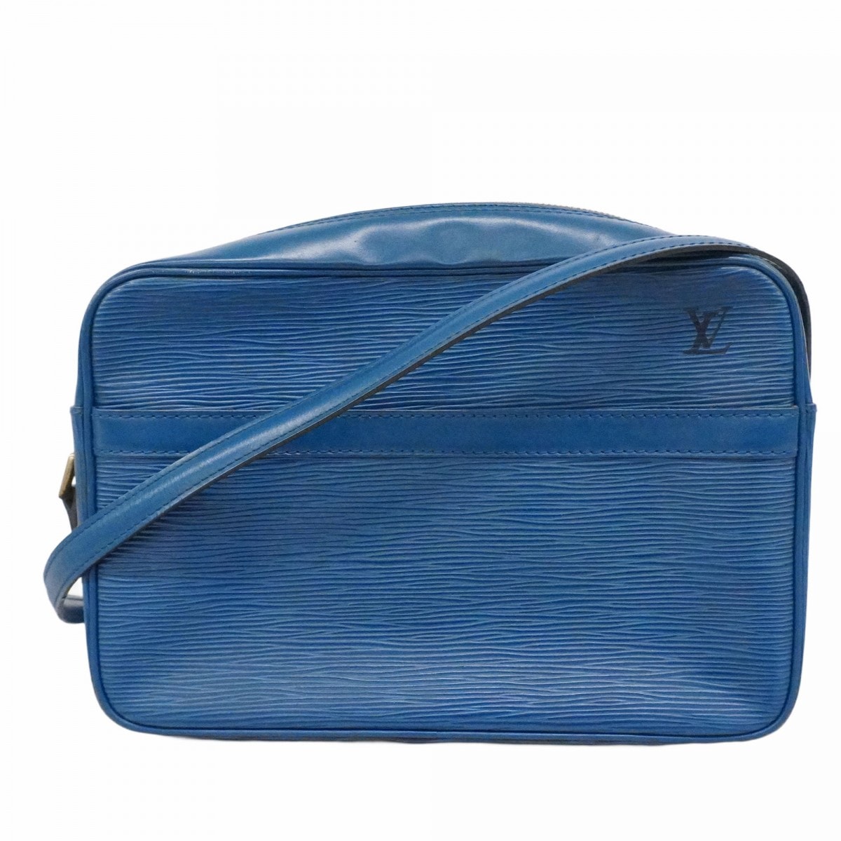 【6da0149-k】ルイヴィトン ショルダーバッグ エピ トロカデロ27 M52305 トレドブルー【中古】レディース