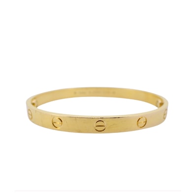 Cartier カルティエ ラブブレス K18YG CRB6035518 #18 ゴールド レディース ブレスレット