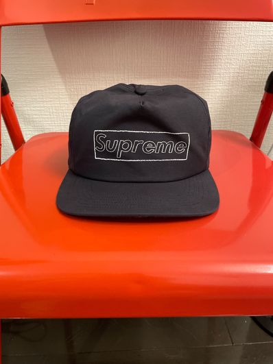 Supreme KAWS Chalk Logo 5-Panel "Black"