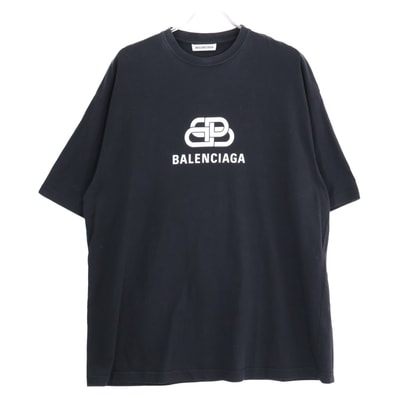バレンシアガ 【国内正規】570813 BBロゴ 半袖Tシャツ/ M