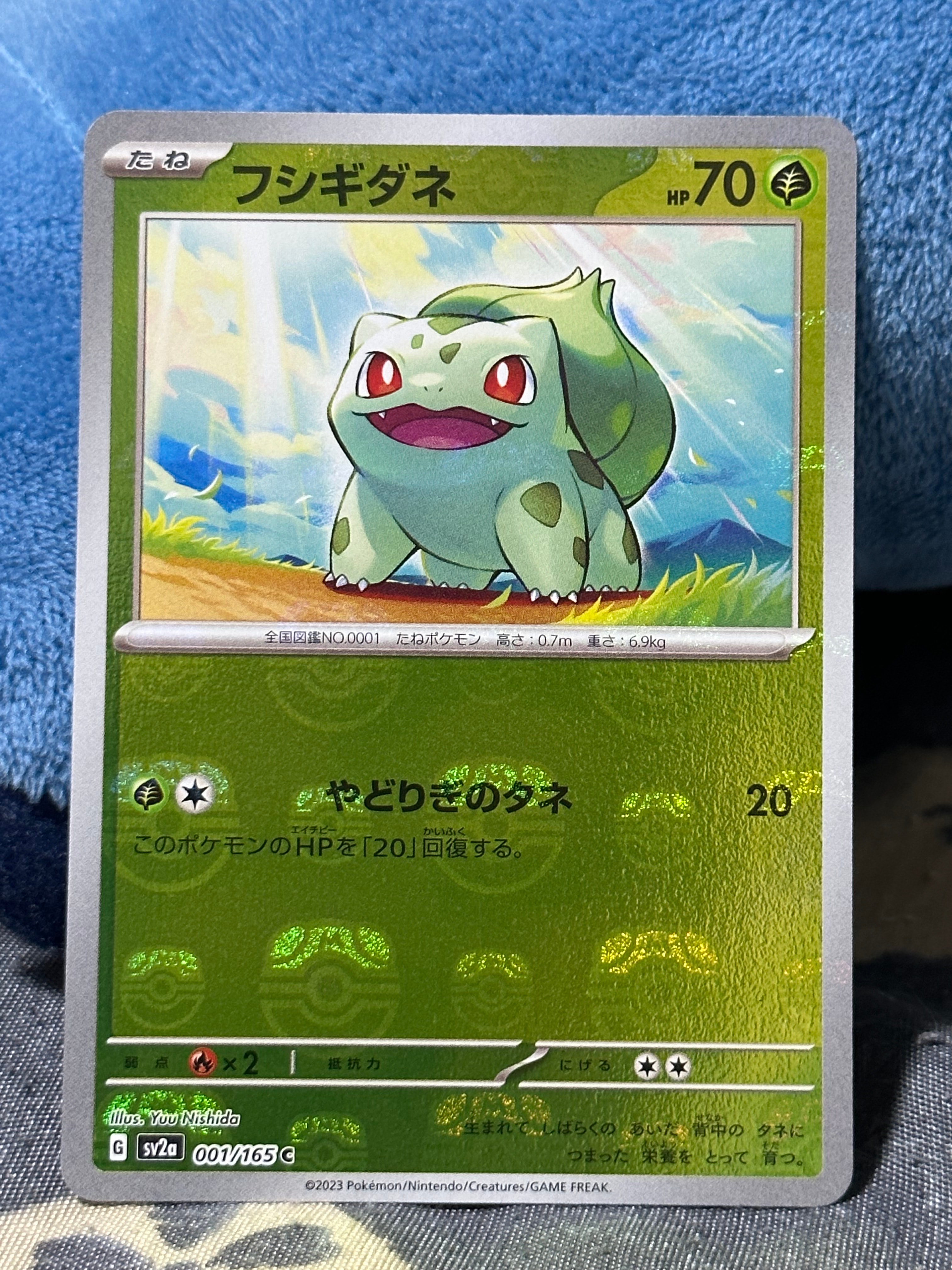 フシギダネ C: マスターボールミラー[SV2a 001/165](強化拡張パック「ポケモンカード151」)