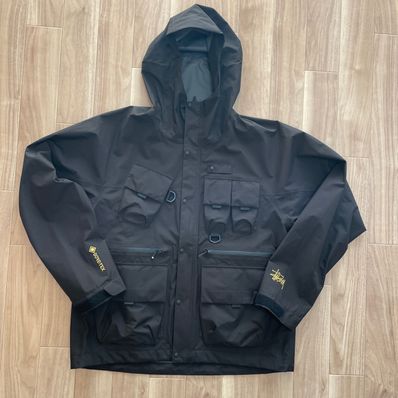 Stussy x GORE-TEX® WADING SHELL SOLID JACKET "Black"
