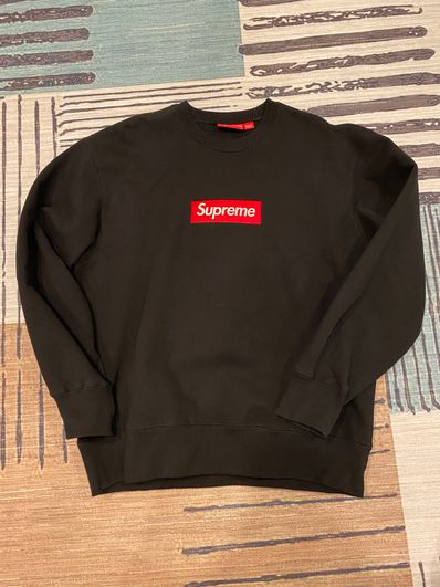 Supreme Box Logo Crewneck "Black" (22FW)