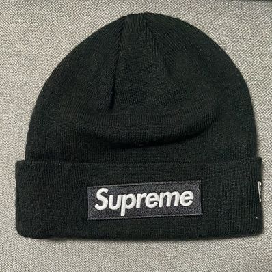 Supreme New Era® Box Logo Beanie "Black" (21FW)