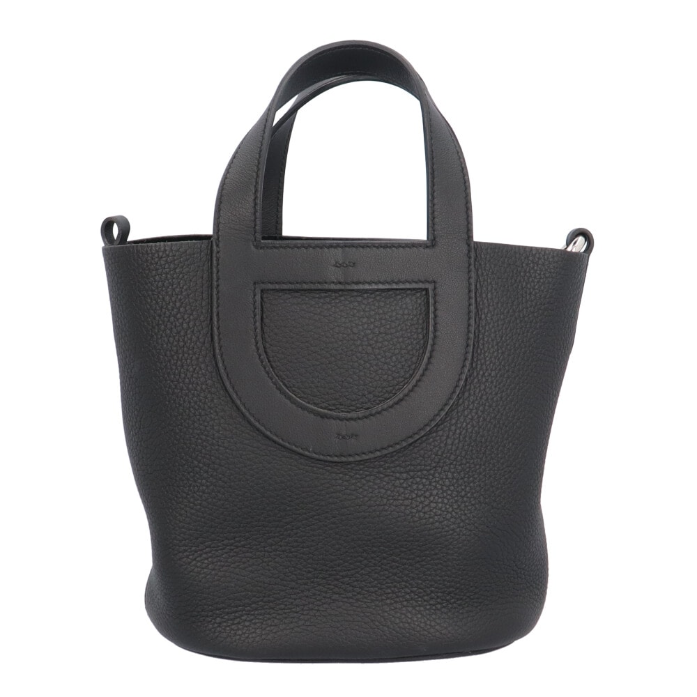 エルメス インザループ18 ハンドバッグ トリヨンクレマンス ブラック レディース HERMES  中古