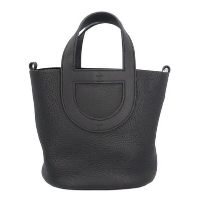 エルメス インザループ18 ハンドバッグ トリヨンクレマンス ブラック レディース HERMES 中古