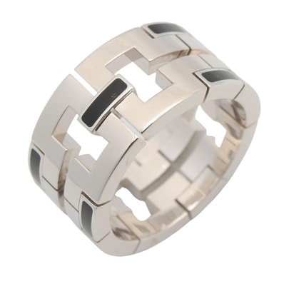 カルティエ CARTIER ドラゴンパドロック リング リング・指輪 ジュエリー K18WG(ホワイトゴールド) メンズ レディース シルバー系 【中古】