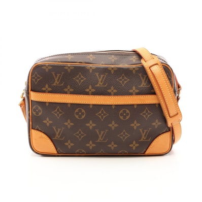 ルイ・ヴィトン LOUIS VUITTON トロカデロ27 モノグラム ショルダーバッグ バッグ PVCコーティングキャンバス レザー レディース ブラウン系 M51274 【中古】